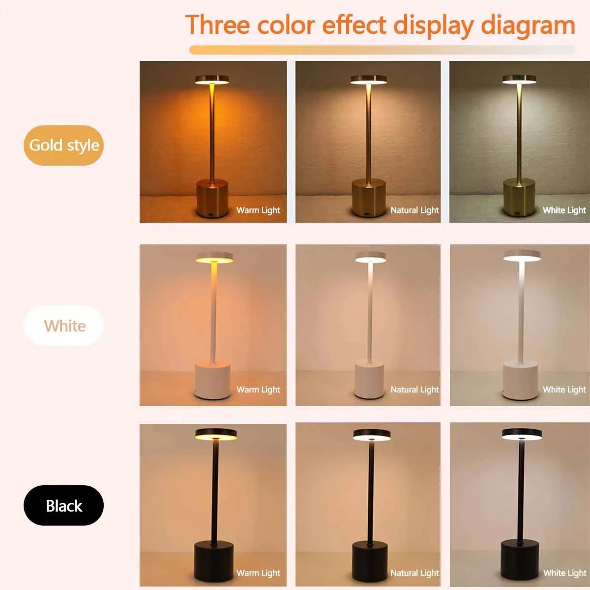 Classic Table Rechargeable Lamp