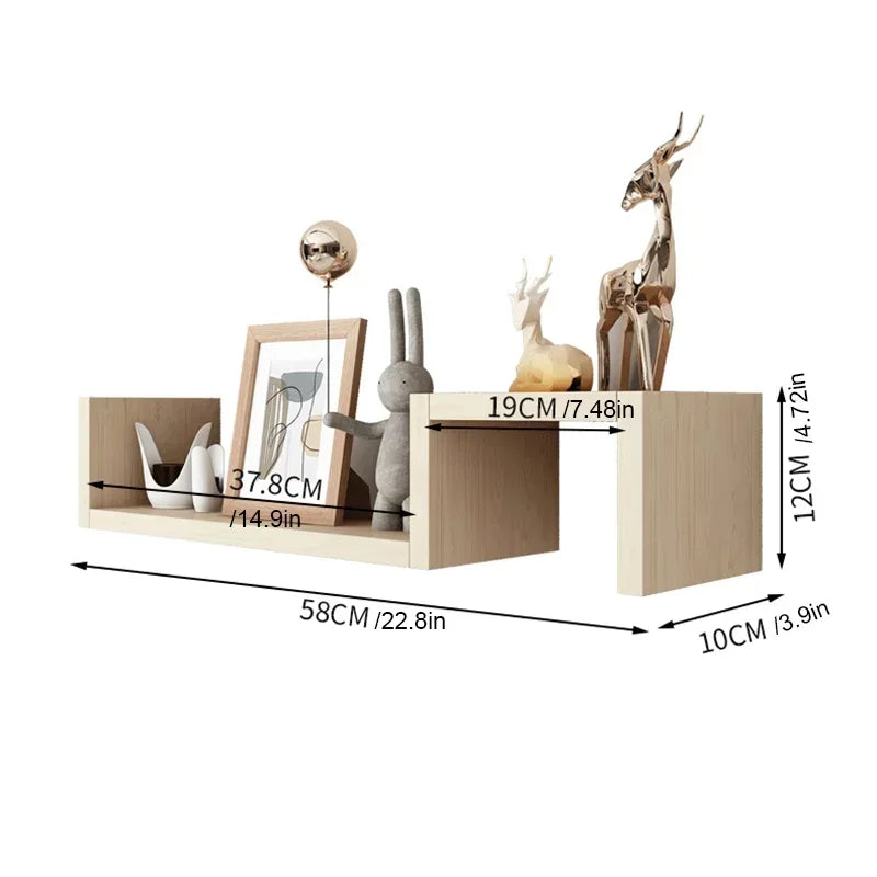 1 /2PCS Floating Shelf