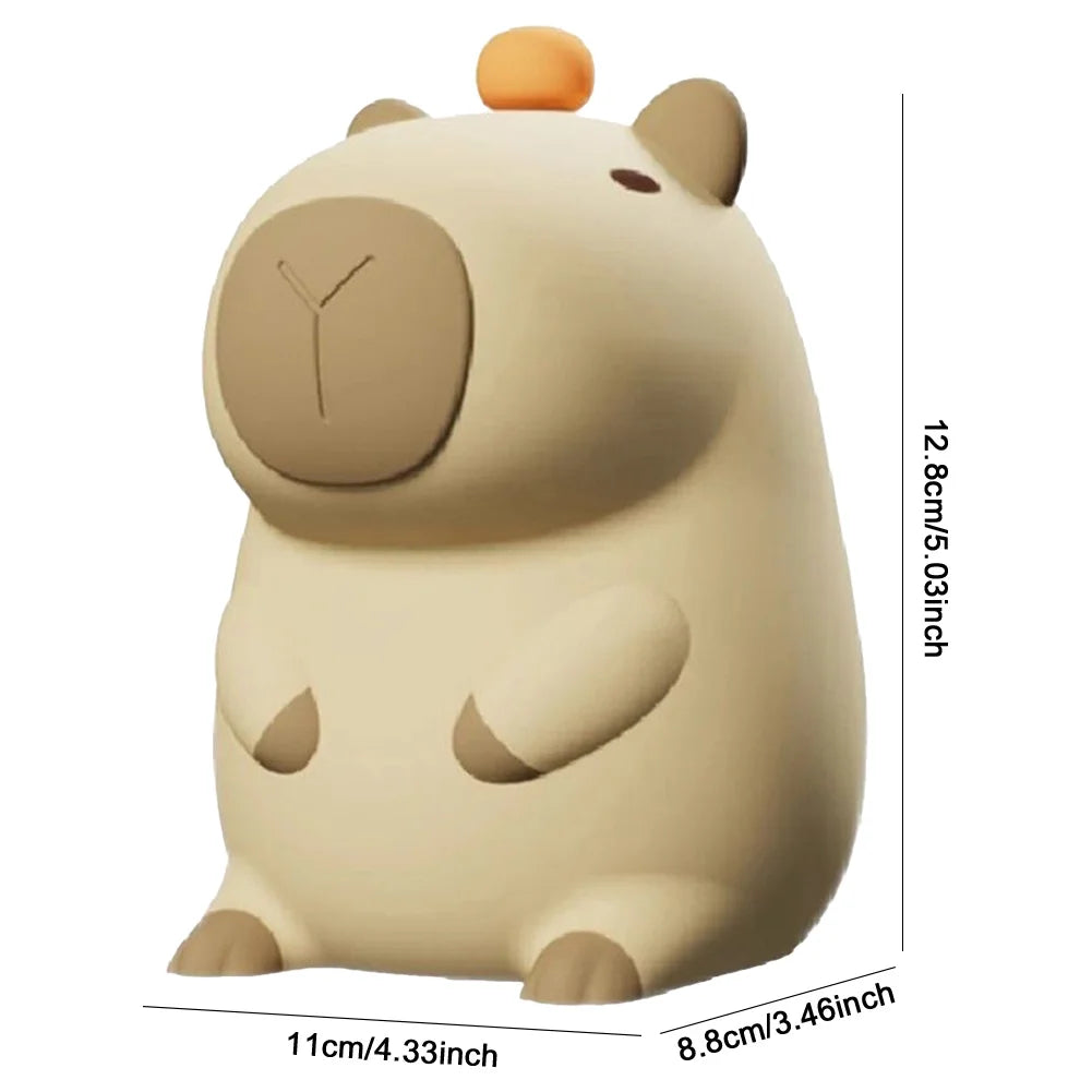 Cute Cartoon Capybara Night Lamp