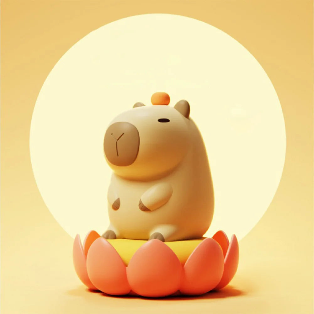 Cute Cartoon Capybara Night Lamp