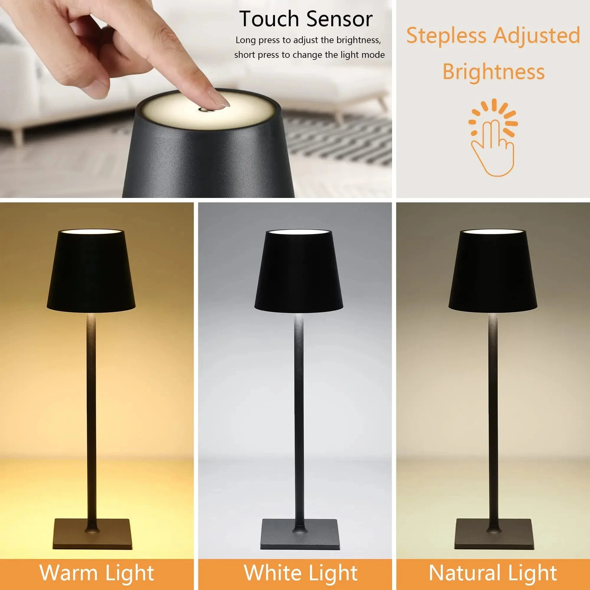 2-in-1 Table Wireless Lamp